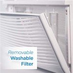 BLACK+DECKER Window Air Conditioner 5000 BTU, AC Window Unit Cools Up to 150 Square Feet, Window AC Unit with Mechanical Controls, Manual Fan Only and Cool Settings, BD05MWT6, White
