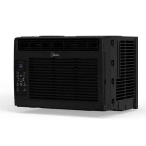 MIDEA 6K (6,000) BTU Window Air Conditioner w/ComfortSense Remote, 250 sq ft, 3 Cooling modes and 3 fan speeds - MAW06R1WBL-T