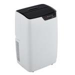 12000 BTU Portable Air Conditioner, Cools Rooms Up to 550 Sq.Ft, 3-in-1 Function with Cooling, 3 Fan Speeds & Remote Control, 24h Timer for Customized Use, Ultra-Quiet Operation, Sleek White and Black