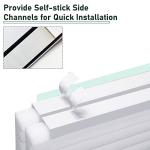 Flehomo Window Air Conditioner Insulation Foam Panels, AC Side Panels Kit, 17in H x 9in W x 7/8in T, Pack of 2, White
