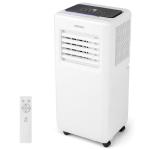 COSTWAY Portable Air Conditioner, 8000 BTU Portable AC Unit with Fan & Dehumidifier, Smart Sleep Mode, 24H Timer, Auto Swing & Window Installation Kit, Cools up to 250 Sq.Ft (8000 BTU)