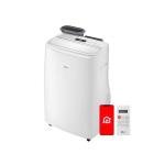 LG 10000 BTU SACC(14000 ASHRAE) Portable Air Conditioners [2023 New, Dual Inverter] Cools 450 Sqft Ultra Quiet & Easy Install WiFi App Medium & Large Room Air Conditioner AC Unit Home White LP1022FVSM