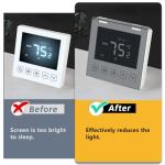 Flamorrow Air Conditioner Thermostat Panel Protection Cover, 4.7" x 5" Wall Panel Protector AC Controller Cover Panel, Anti-Touch Central Ac Protection Cover for Air Conditioning Panel, Acrylic