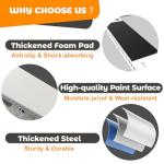 No Drilling Air Conditioner Support Bracket, Adjustable Window AC Bracket Fits Single & Double-Hung Windows, Heavy Duty Steel Holds Up to 220lbs for 5000-24000 BTU Units