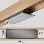 Cooper & Hunter 55,000 BTU 3-Zone Ductless Mini Split Air Conditioner & Heat Pump – 18K+18K+18K 1-Way Ceiling Cassette Air Handlers – 21.3 SEER2 – 25FT Installation Kits – 230V