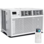 Antarctic Star 8,000 BTU Air Conditioner Winodw Unit Cools up to 350 Sq. Ft. with 7 Modes, Ultra-quiet Window AC Unit with Remote Control, Easy to Install, Energy Saving, White