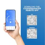 Cooper & Hunter 55,000 BTU 3-Zone Ductless Mini Split Air Conditioner & Heat Pump – 18K+18K+18K 1-Way Ceiling Cassette Air Handlers – 21.3 SEER2 – 25FT Installation Kits – 230V