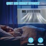 KOKEBREN Window Air Conditioner - 12000 BTU For Medium Rooms Up To 550 Sq Ft.,3-In-1 Fan/Dehumidifier Window AC Unit With Remote Control,Supports Remote Control Via Mobile Phone,White