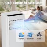 AKIRES 10000 BTU 3-in-1 Portable Air Conditioner