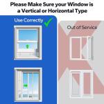 Cestluck Universal Sliding Door AC Vent Kit