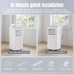 AKIRES 10000 BTU 3-in-1 Portable Air Conditioner