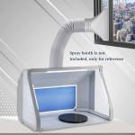 Portable AC Hose Coupler for Exhaust Venting