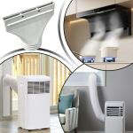 Portable AC Hose Coupler for Exhaust Venting