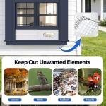 Cestluck Portable AC Window Vent Kit with Hose