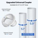 Cestluck Portable AC Window Vent Kit with Hose