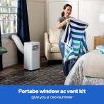 Cestluck Portable AC Window Vent Kit with Hose