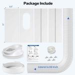 Cestluck Portable AC Window Vent Kit with Hose