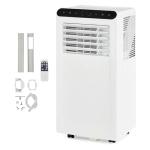 GarveeLife Efficient & Quiet Cooling - 8000 BTU 4-in-1 Portable Air Conditioner with Dehumidifier, Fan & Sleep Mode - Cools up to 350 Sq.Ft - Remote, 24H Timer, Window Kit - White Control Panel