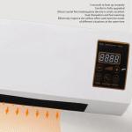 Small Air Conditioner, Wall Mounted Heating Machine Highly Efficient Wide Angles Mobile Small Air Conditioner Indoor Space Heater for Bedroom Living Room Office (US Plug)