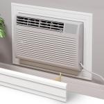 Flehomo Through The Wall AC Trim, Adhesive Trim for Through The Wall Air Conditioner Units, Foam Sealer Gap Trim, Windproof & Nice Appearance