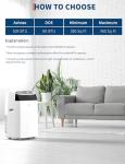 14000 BTU Room Air Conditioners with Remote Control, 3-In-1 Free Portable AC Unit with Fan & Dehumidifier, Cools Room Up to 700 Sq.Ft, Smart/Sleep Mode,3 Speed,Auto Swing,24H Timer