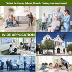 4 PCS Thermostat Lock Box with Key, Large Thermostat Cover with Lock for Thermostat on Wall, AC Control Lock Box Cover with Key, Air Conditioner Lockbox Fits Thermostats 5" H x 6.3" W or Smaller