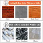 CAT SO RICH Window Air Conditioner Bracket, Universal AC Support Brackets, Heavy Duty Support Up to 165lbs