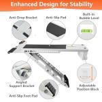 CAT SO RICH Window Air Conditioner Bracket, Universal AC Support Brackets, Heavy Duty Support Up to 165lbs