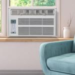 Arctic Wind 8,000 BTU 115V Window Air Conditioner and Dehumidifier with Remote Control, Window AC Unit for Apartment, Bedroom, Medium Rooms up to 350 Square Feet in White