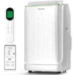 ZAFRO Portable Air Conditioners 16,000 BTU (12,000 BTU SACC), Ultra Quiet(42dB) Smart AC with Drainage-free Cooling/Dual Duct/24Hrs Timer/APP/Remote/Cool, Fan & Dehumidifier Modes for Rooms