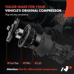 A-Premium Air Conditioner AC Compressor Clutch Kit Compatible with Chevrolet Cruze 2012-2016 1.4L, Cruze Limited 2016 1.4L