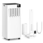 ZAFRO Portable Air Conditioners, 8,000 BTU Portable AC Unit with Cool, Fan & Dry Modes/Fast Cooling/Energy Efficient/Remote Control/24Hrs Timer for Bedroom/Apartments/Indoor Rooms, White