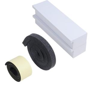 Foam Insulation Side Panels for Midea U-Shaped Window AC - Seal & Protect Kit with Weatherproof Tape, Blocks Drafts/Noise (Fits All U Shaped Window AC)