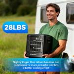 ZY.Hyisinn Portable Air Conditioner,3300BTU Tent Air Conditioner, Low Power Consumption, Air Portable AC for Camping, Van Life, Tent, Outdoor