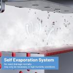 DOMANKI 14000 BTU Portable Air Conditioner and Heater for Room up 700 Sq. Ft.,4-IN-1 Quiet Portable Ac Unit with Heater Dehumidifier Fan Function, Remote Control, Sleep Mode, 24H Timer (Black)