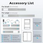 Air Choice 14000 BTU Portable Air Conditioner, 4-in-1 Air Conditioner Portable for Room Up to 700 Sq.Ft. with Remote, Auto Swing, Quiet AC Unit as Heater Dehumidifier Fan, 24H Timer, Window Kit, White