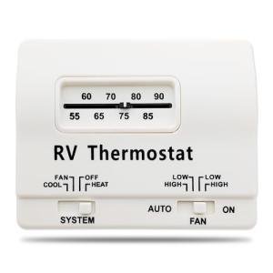 7330G3351 RV Air Conditioner Thermostat Single Stage Heat/Cool Compatible with Coleman Mach Series,White