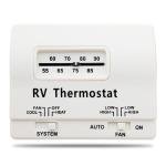7330G3351 RV Air Conditioner Thermostat Single Stage Heat/Cool Compatible with Coleman Mach Series,White