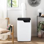 12000 BTU Ultra Silent Portable Air Conditioner, 3-in-1 Remote Control AC with 24-Hour Timer, Cools up to 550 sq. ft. Low Noise/Energy Efficient for Bedrooms, Offices, White