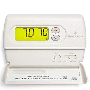 White-Rodgers Emerson 1F86-344 Non-Programmable Thermostat for Single-Stage Systems