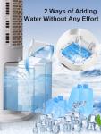 Uthfy 41" Portable Air Conditioners, 3-in-1 Swamp Cooler with 4 Modes, 3 Speeds, 120° Oscillation, 4 Ice Packs, 4L Removable Water Tank, Remote, Easy Cleaning, White