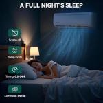 YITAHOME 18000 BTU Mini Split Air Conditioner Heat Pump System, 19 SEER2 208-230V Ductless Inverter System with Wi-Fi & Alexa Compatibility, Cover Up to 1250 Sq. Ft, Complete Installation Kit Included