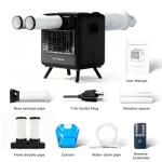 ZY.Hyisinn Portable Air Conditioner,3300BTU Tent Air Conditioner, Low Power Consumption, Air Portable AC for Camping, Van Life, Tent, Outdoor