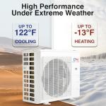 18000 BTU Mini Split Dual Zone Heat Pump