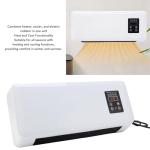 Zunate Wall Mounted Heater and Air Conditioner, 10000 BTU Energy Efficient 2 in1 Cooling Heating Unit, Remote Control, for Bedroom, Bathroom, Kitchen Small Spaces (US Plug 110V)