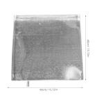 Housoutil Air Conditioner Drain Pan 17.32X15.75 Inch Galvanized Iron Ac Drip Tray for Indoor Outdoor Units Water Leakage Protection Easy Installation