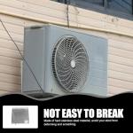 Housoutil Air Conditioner Drain Pan 17.32X15.75 Inch Galvanized Iron Ac Drip Tray for Indoor Outdoor Units Water Leakage Protection Easy Installation