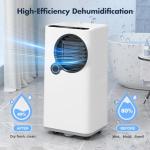 Portable Air Conditioners, 16000 BTU Smart Room Air Conditioner with Cooling/Dehumidifier/Fan, auto Oscillation, 24-Hour Timed Remote Control