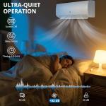 IDEALHOUSE 12,000 BTU Mini Split Air Conditioner & Heater, 21 SEER2 Ultra Quiet 208-230V Ductless AC with WiFi & Alexa Control, Energy Star Certified for up to 550 Sq.Ft, Easy Installation Kit