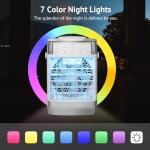 Portable Air Conditioners,3-Speed Small AC Fan, Evaporative Air Cooler with Remote,Timer function,7-Color Night light, 2 Mist modes,Personal Air Conditioner for Bedroom,Office,Room(Gray)